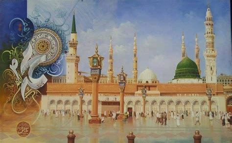 Madina Painting by Tabish Sayalvi Artist - Pakistan Art Hub