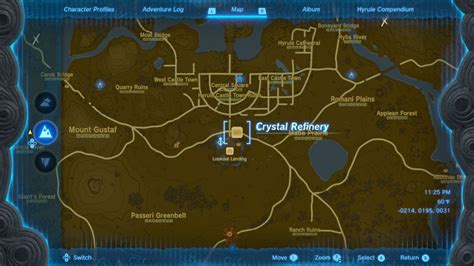 All Crystal Refinery locations in Tears of the Kingdom (TotK)