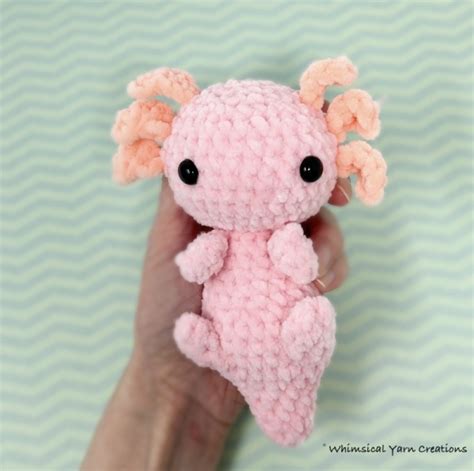 Baby axolotl - Free amigurumi pattern