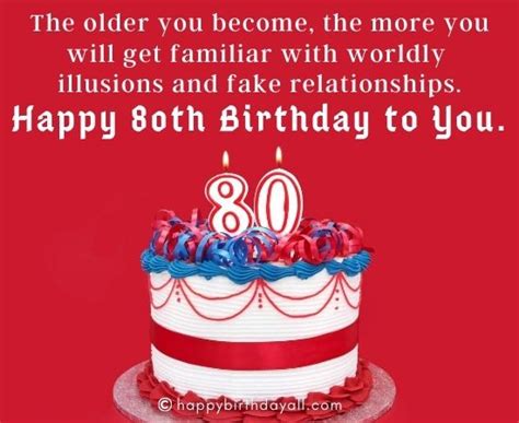 Soulful Happy 80th Birthday Wishes & Messages for 80 Year Old