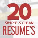 20 Best Simple Clean Resume Templates - iDevie