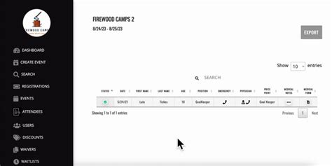 Editing A Campers Information - Firewood Camps HelpDocs