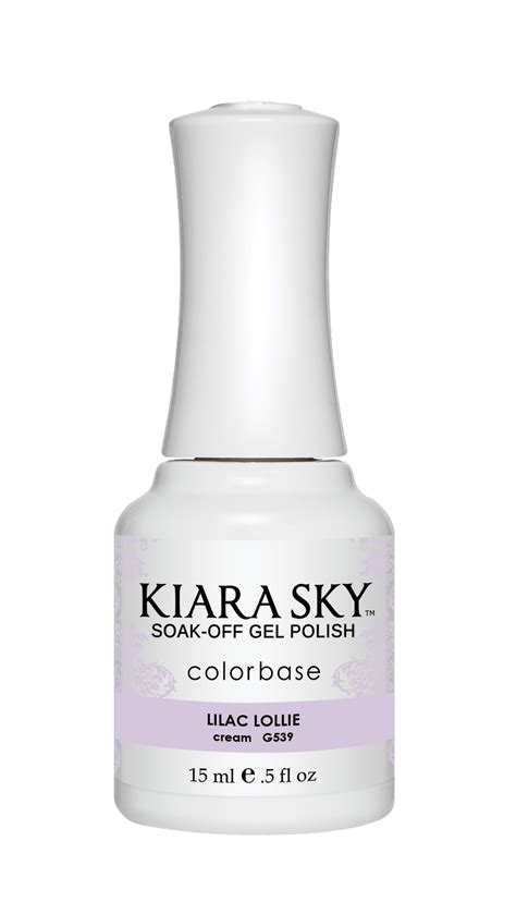 Kiara Sky Gel Nail Polish - G539 LILAC LOLLIES – Kiara Sky Professional Nails UK