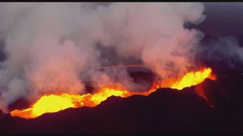 WATCH: Amazing drone video of volcano eruption | wtsp.com