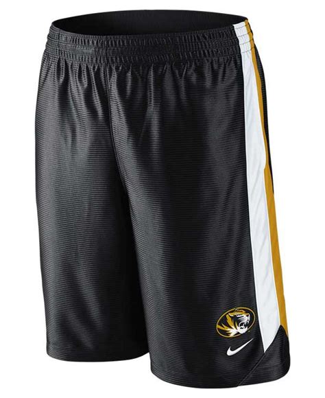 Nike Men'S Missouri Tigers Basketball Tourney Shorts in Black for Men ...