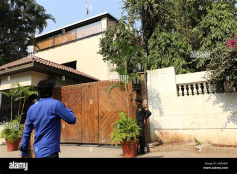 Bollywood superstar Amitabh Bachchan’s bungalow Jalsa situated in Juhu ...