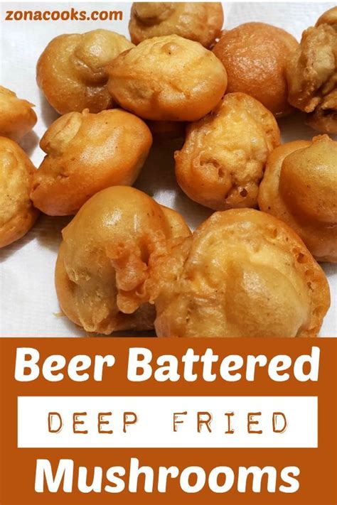 Beer Battered Deep Fried Mushrooms | Fair food recipes, Deep fried recipes, Recipes