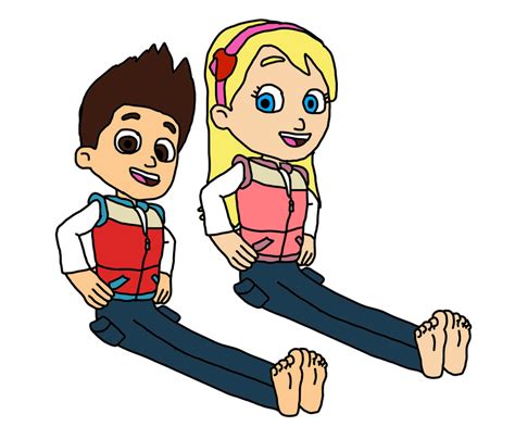 Ryder and Katie's Feet by Agustinsepulvedave on DeviantArt