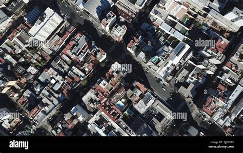 Drone aerial view of city buildings Stock Photo - Alamy