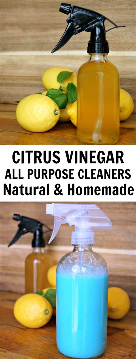 How To Make Citrus Vinegar For Cleaning (All Purpose and Natural Homemade Cleaner Recipes) - Mom ...