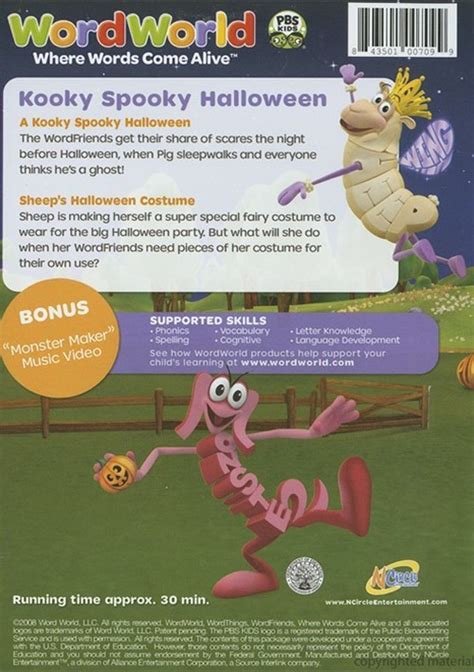 WordWorld: Kooky Spooky Halloween (DVD 2008) | DVD Empire