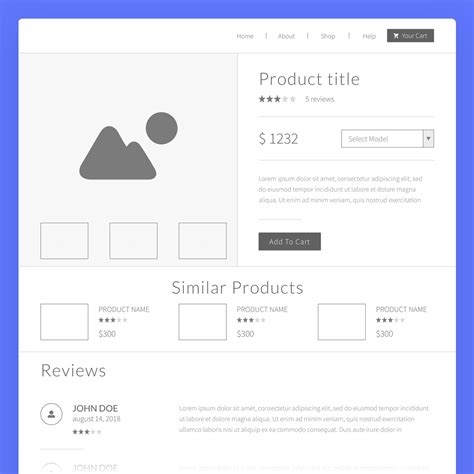 4 Website Wireframes For Your Next Project - The Moqups Blog