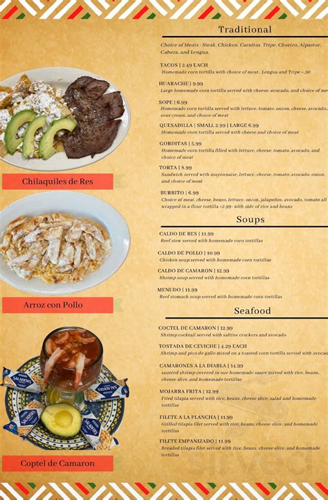 La Lupita Mexican Store and Restaurant - Maryville menu in Maryville ...
