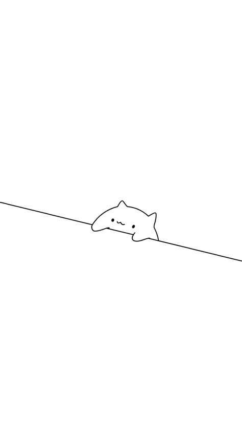 Aesthetic Minimalist Cat Wallpaper - Best Cat Wallpaper