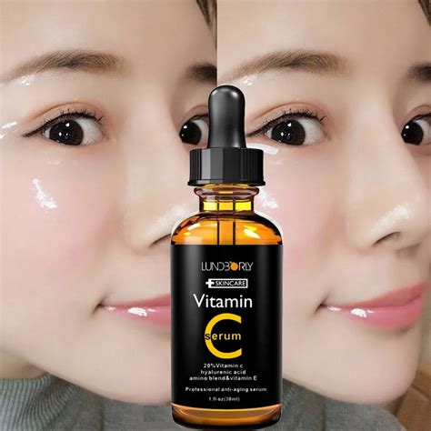 Professional Anti aging Serum Vitamin C Serum For Face Facial Serum With Hyaluronic Acid Amino ...