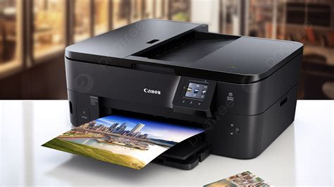 Canon Printer With A Picture And A Picture On It Background, Best ...