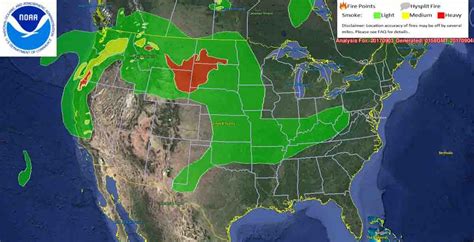Wildfire smoke affects northwestern and central United States - Wildfire Today