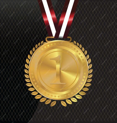 Premium Vector | Gold medal