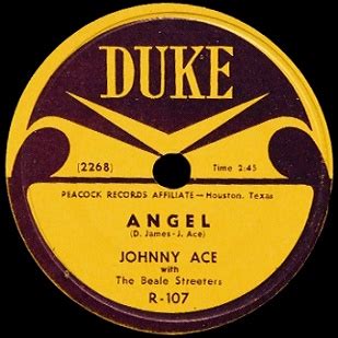 Johnny Ace: “Angel” – Spontaneous Lunacy