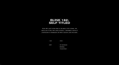 Blink 182's Self Titled: Album Project on Behance