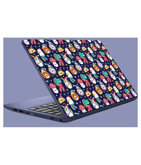 Smiley Print|Laptop Skin|Laptop Sticker For All Laptop Users| HD Quality Laptop Protector ...