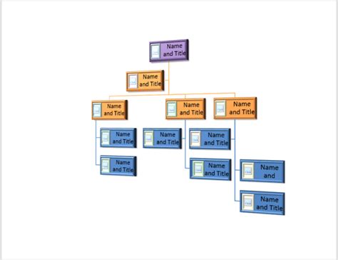 organogram template 11 - Word Templates