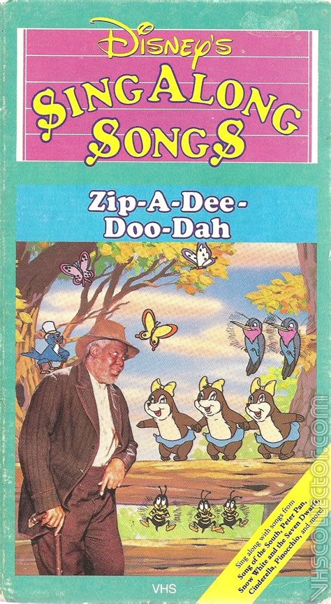 Disney Sing Along Songs Zip A Dee Doo Dah Vhs Uk Kizagplus | Images and ...