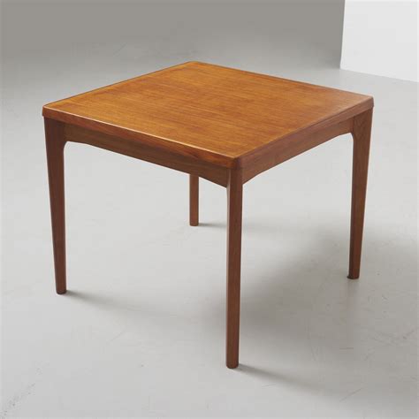 Small Square Dining Table by Henning Kjaernulf for Vejle, Denmark 1960's | #149190