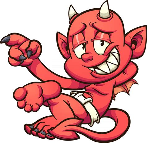 Resting cartoon devil 2488606 Vector Art at Vecteezy