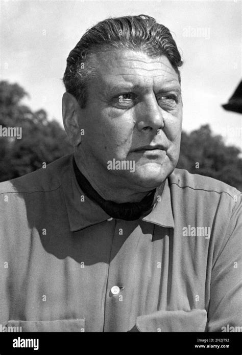 Former German S.S. parachutist Colonel Otto Skorzeny at his new farmhouse, Martinstown House, in ...