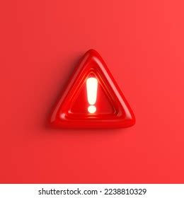 Red Triangle Warning Sign Exclamation Mark Stock Illustration ...