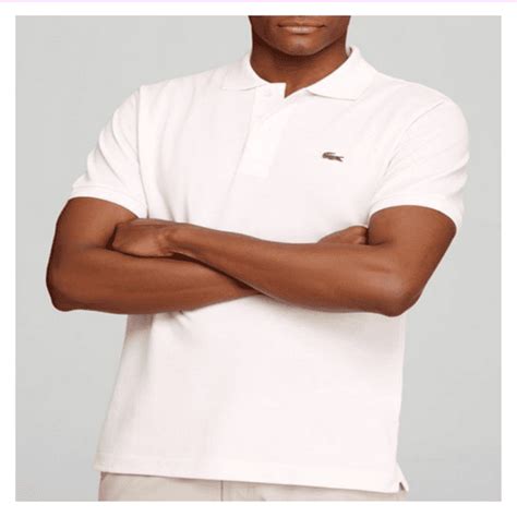 Lacoste - Lacoste Polo Shirt Alligator Men's 5/White - Walmart.com ...