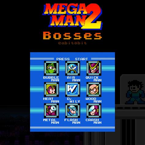 Mega Man 2 Bosses : r/Megaman