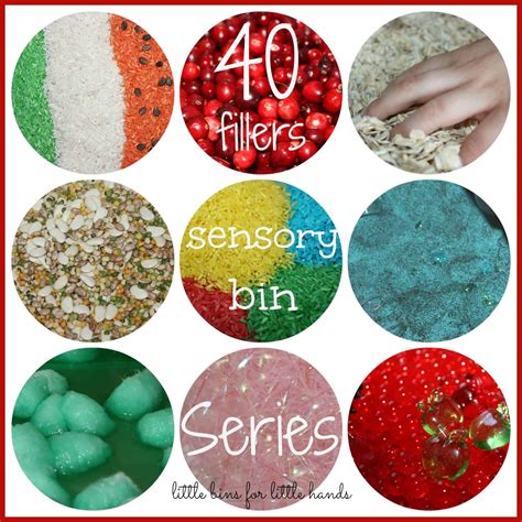 40 Sensory Bin Fillers Collaborative Series - Little Bins for Little Hands