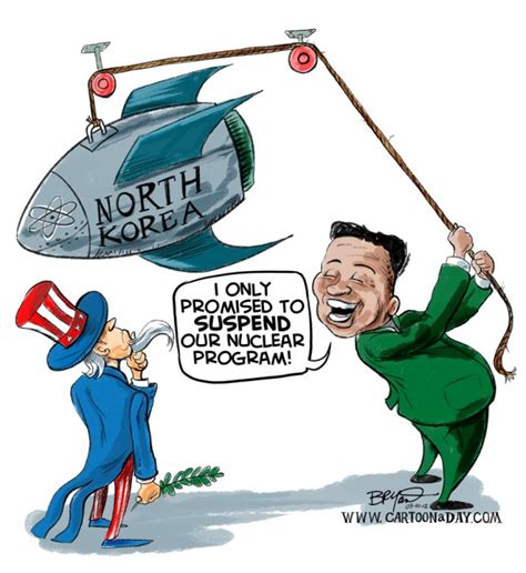 North Korea to Suspend Nuclear Program Cartoon