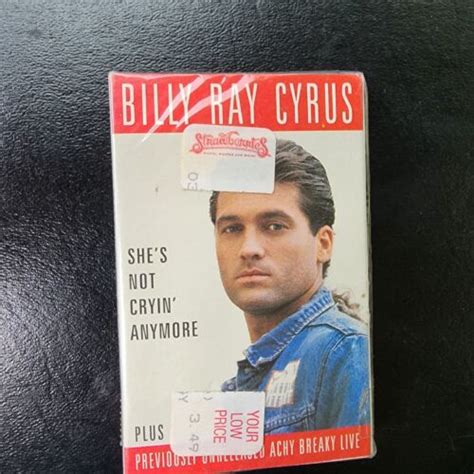 Billy Ray Cyrus She's Not Crying Anymore Single Cassette Achy Breaky Heart Live 42286477848 | eBay