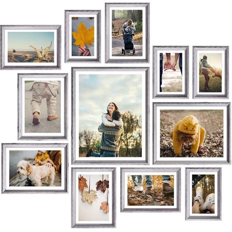 Latitude Run® 12 Pack Picture Frames Collage, Collage Picture Frames ...