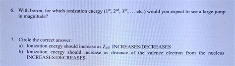 Solved Using Zeff and r to understand periodic trends: 2. | Chegg.com