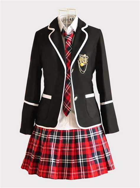 Middle School Students High School Students Uniform Suit Black Jacket ...