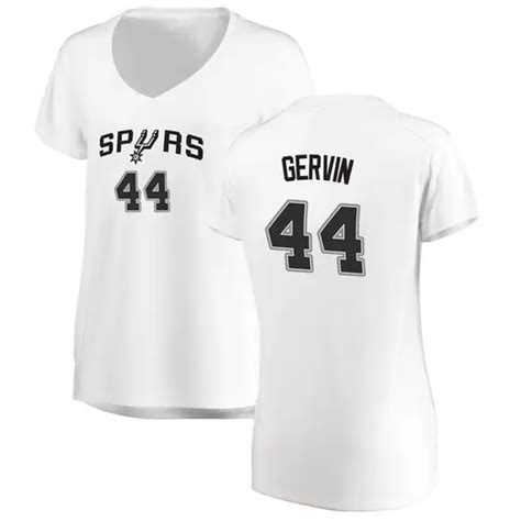 Women's George Gervin San Antonio Spurs Fanatics Branded Swingman White ...