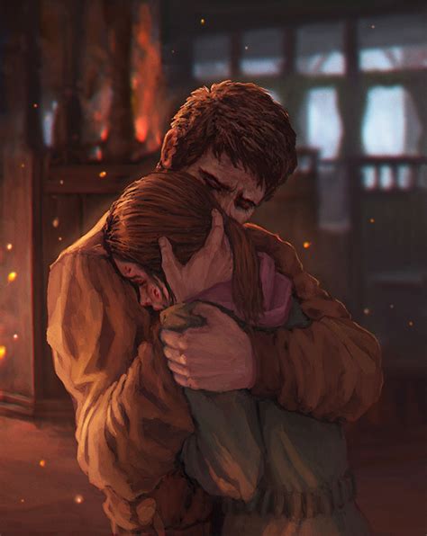 Joel and Ellie by cyberaeon on DeviantArt