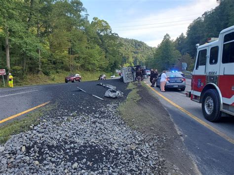 Tractor trailer hauling coal crashes on Buchanan County highway Tuesday evening | WJHL | Tri ...