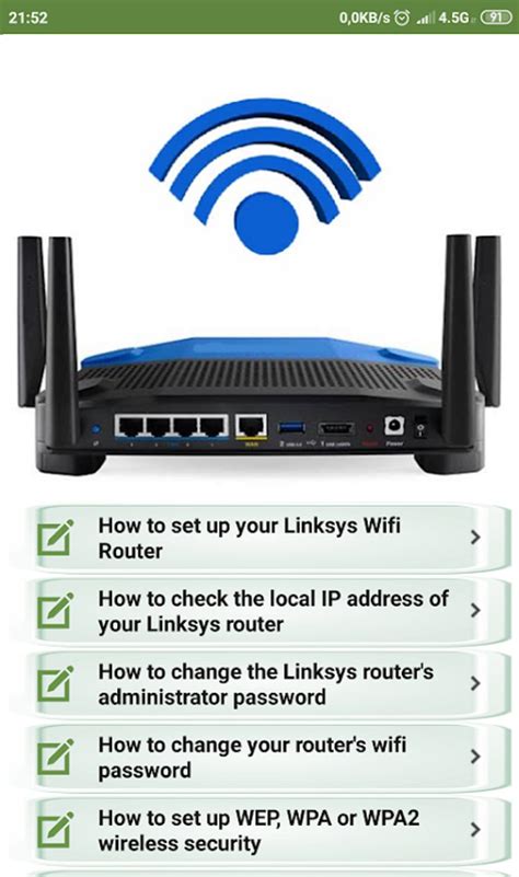 192.168.1.1 linksys wifi router setup guide APK for Android - Download