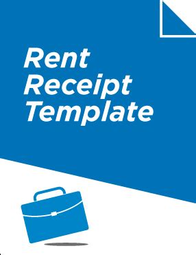 Rent Receipt Template: Free Editable, Printable, Download