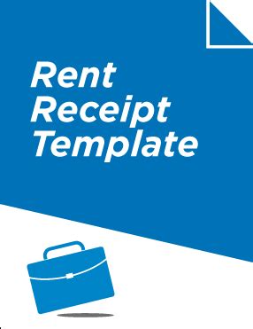 Rent Receipt Template: Free Editable, Printable, Download