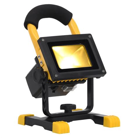 Rechargeable LED Spotlight with Handle 10 W Warm White