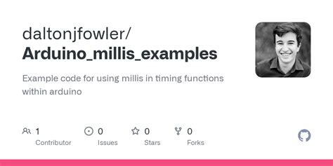 GitHub - daltonjfowler/Arduino_millis_examples: Example code for using millis in timing ...