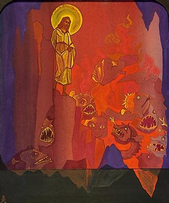 Harrowing of Hell, 1933 - Nicholas Roerich - WikiArt.org