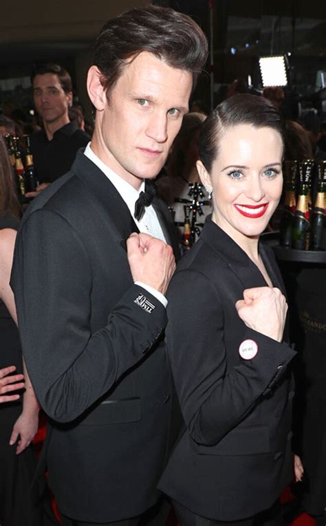 Matt Smith & Claire Foy from 2018 Golden Globes: Candid Moments | E! News