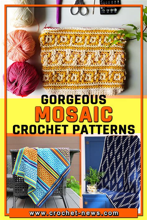 15 Gorgeous Mosaic Crochet Patterns - Crochet News